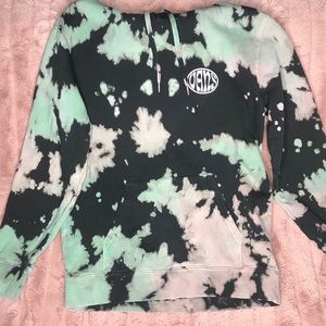 Vans Tie Dye Black Pull-Over Hoodie